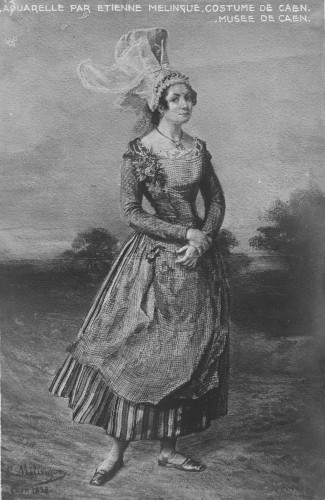 Paysanne de la plaine de Caen en 1838